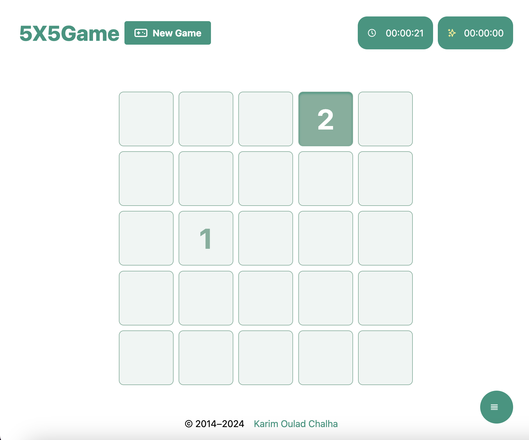 5x5Game
